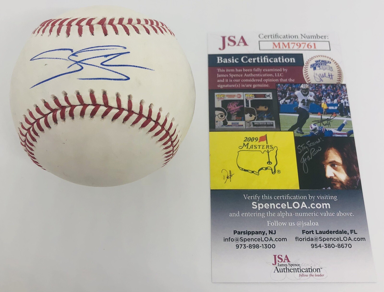 MIGUEL SANO SIGNED RAWLINGS MLB MAJOR LEAGUE BASEBALL MINNESOTA TWINS JSA COA