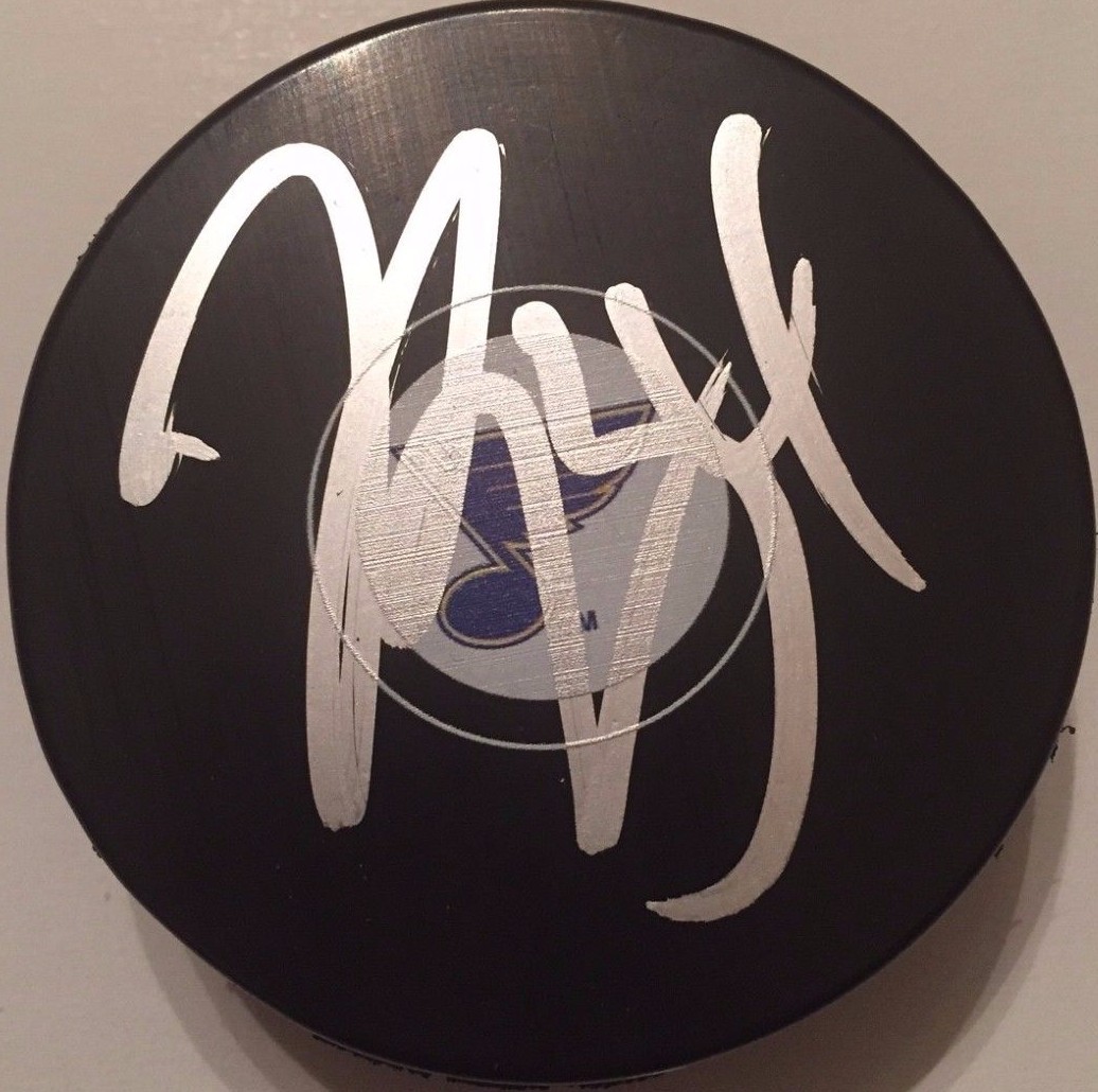 JAKE ALLEN SIGNED ST LOUIS BLUES PUCK W/CASE COA