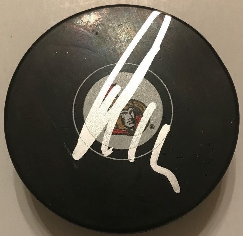 CRAIG ANDERSON SIGNED OTTAWA SENATORS PUCK W/CASE COA