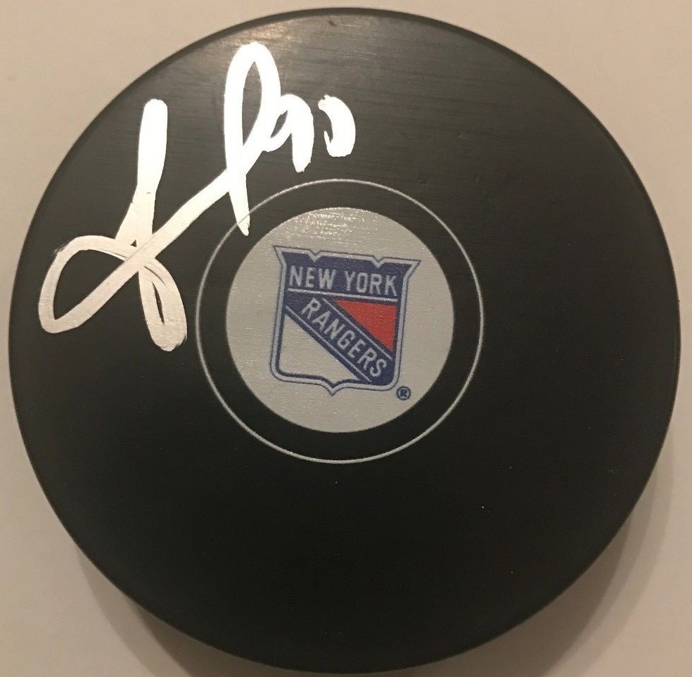VLADISLAV NAMESTNIKOV SIGNED NEW YORK RANGERS PUCK W/CASE COA