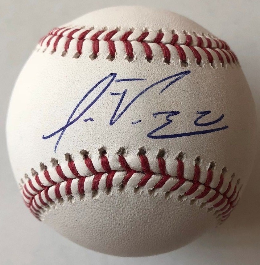 FRANKLIN PEREZ SIGNED RAWLINGS MLB BASEBALL DETROIT TIGERS COA