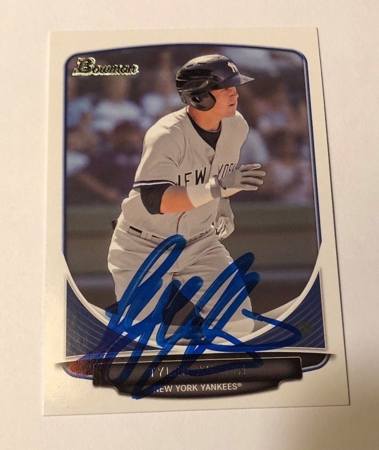 TYLER AUSTIN SIGNED 2013 BOWMAN PROSPECT ROOKIE CARD AUTO COLLECTIBLE MEMORABILIA