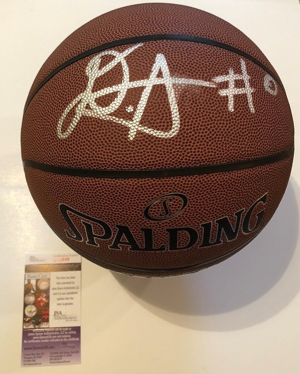 DEANDRE AYTON SIGNED SPALDING NBA BASKETBALL PHOENIX SUNS JSA COA