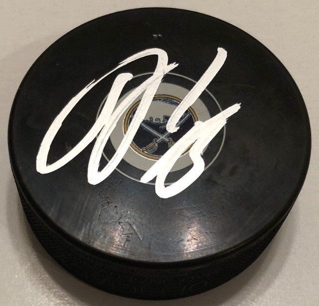 RASMUS RISTOLAINEN SIGNED BUFFALO SABRES PUCK W/CASE COA