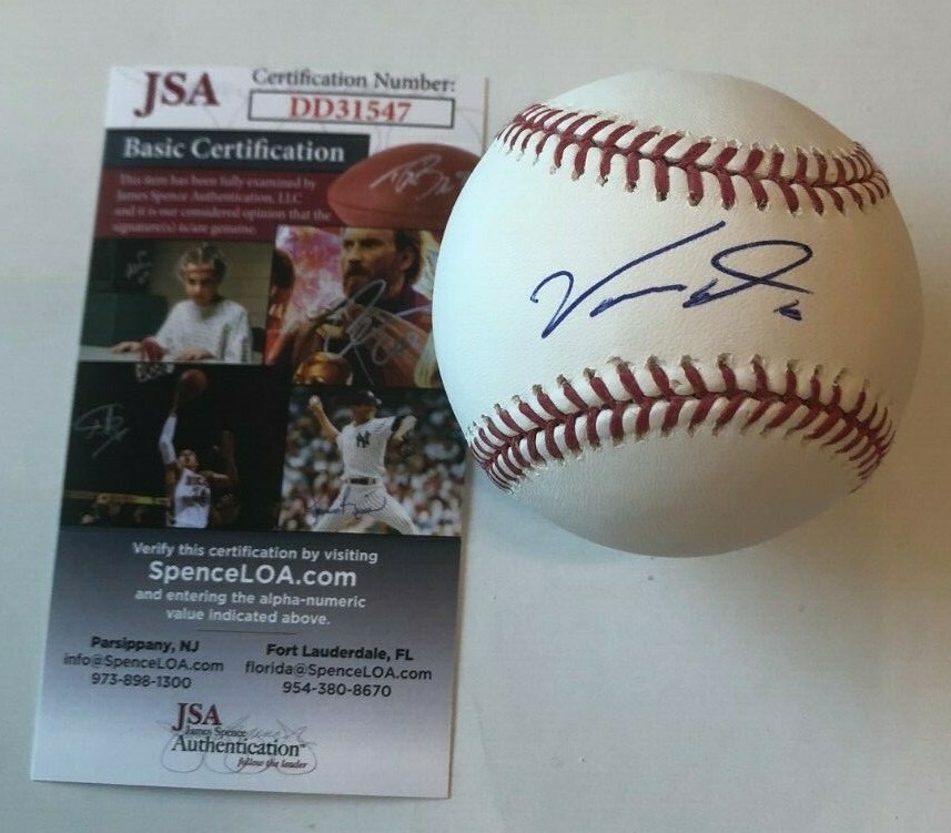 VICTOR ROBLES SIGNED RAWLINGS MLB BASEBALL WASHINGTON NATIONALS JSA COA