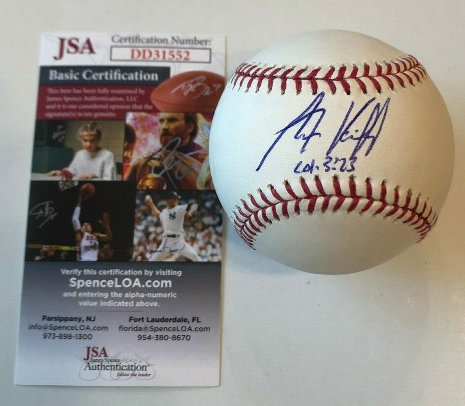 ALEX KIRILLOFF SIGNED RAWLINGS MLB BASEBALL MINNESOTA TWINS JSA COA