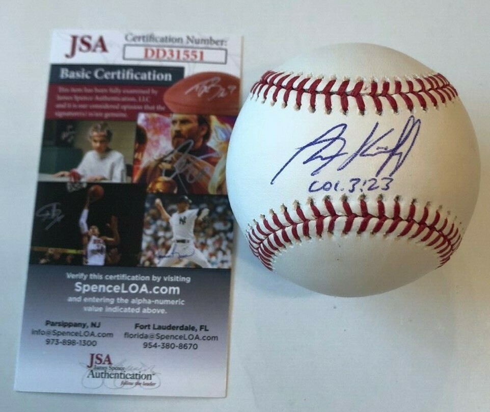 ALEX KIRILLOFF SIGNED RAWLINGS MLB BASEBALL MINNESOTA TWINS JSA COA