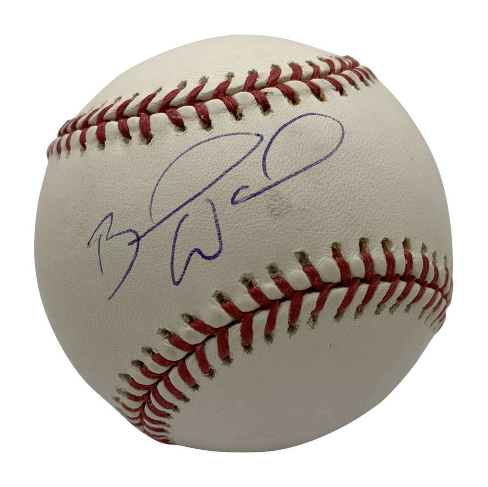 Brandon Wood Signed Autographed OML Baseball Tristar