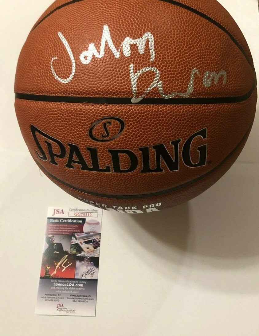 JALEN DUREN SIGNED SPALDING NBA BASKETBALL BALL DETROIT PISTONS JSA COA