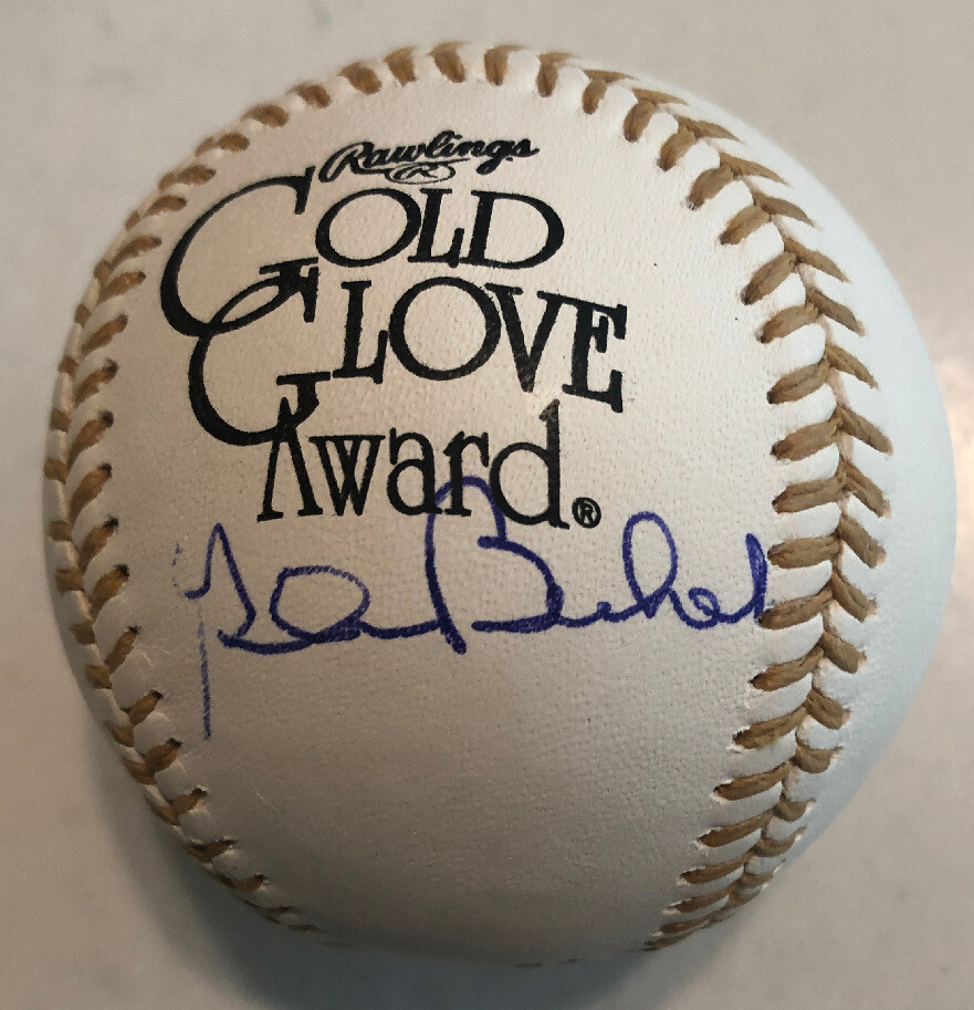 GLENN BECKERT SIGNED RAWLINGS GOLD GLOVE MAJOR LEAGUE BASEBALL CHICAGO CUBS COA