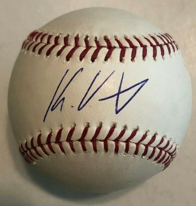 KENNYS VARGAS SIGNED RAWLINGS MLB BASEBALL MINNESOTA TWINS COA