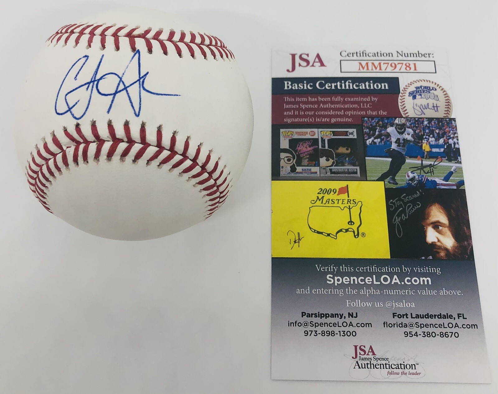 CJ ABRAMS SIGNED RAWLINGS MLB MAJOR LEAGUE BASEBALL SAN DIEGO PADRES JSA COA