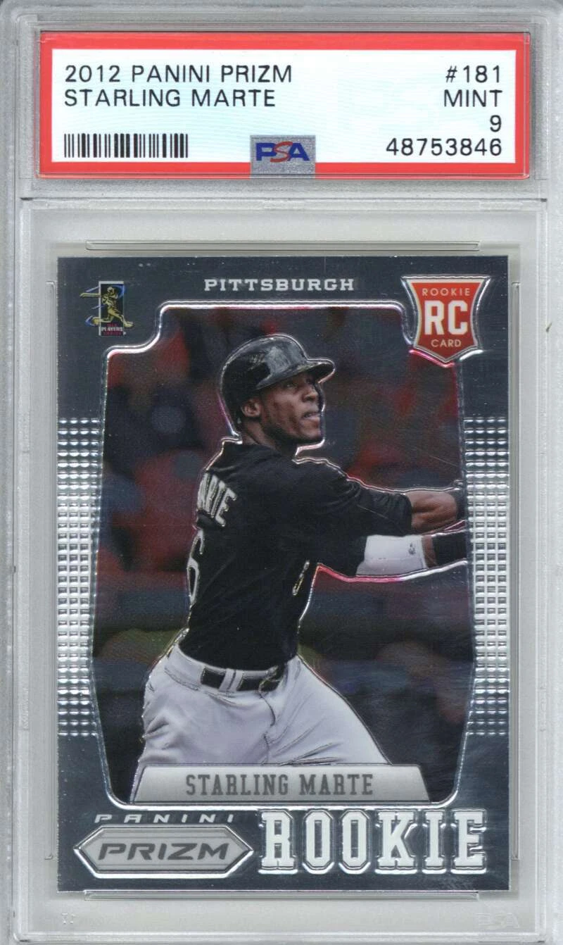 2012 Panini Prizm 181 Starling Marte PSA 9