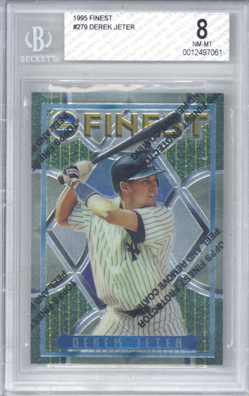 1995 Finest 279 Derek Jeter Beckett BGS 8
