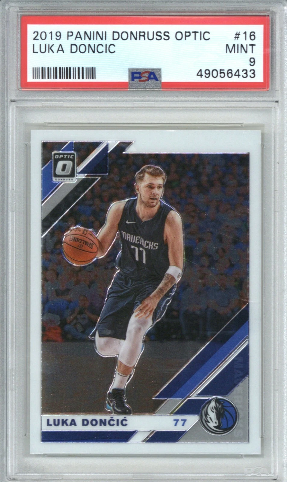 2019 Panini Donruss Optic #16 Luka Doncic PSA 9