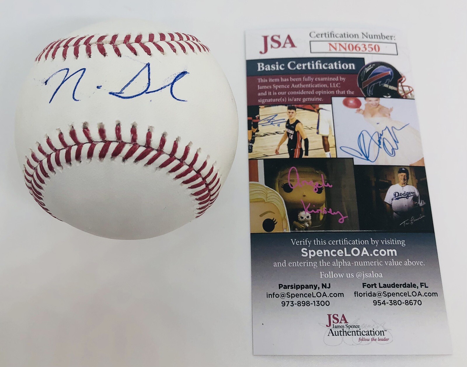 NICK SENZEL SIGNED RAWLINGS MLB BASEBALL CINCINNATI REDS JSA COA