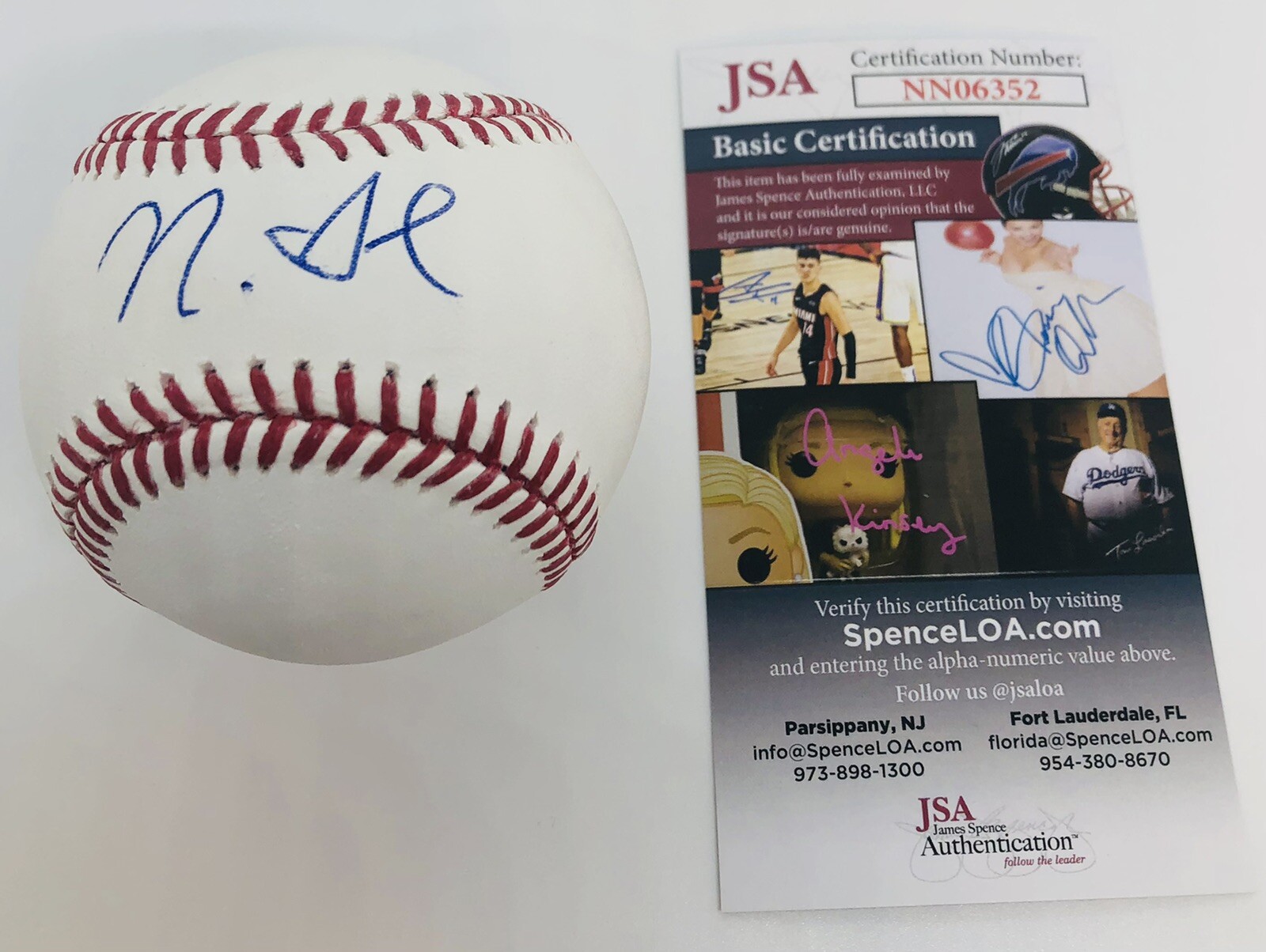 NICK SENZEL SIGNED RAWLINGS MLB BASEBALL CINCINNATI REDS JSA COA