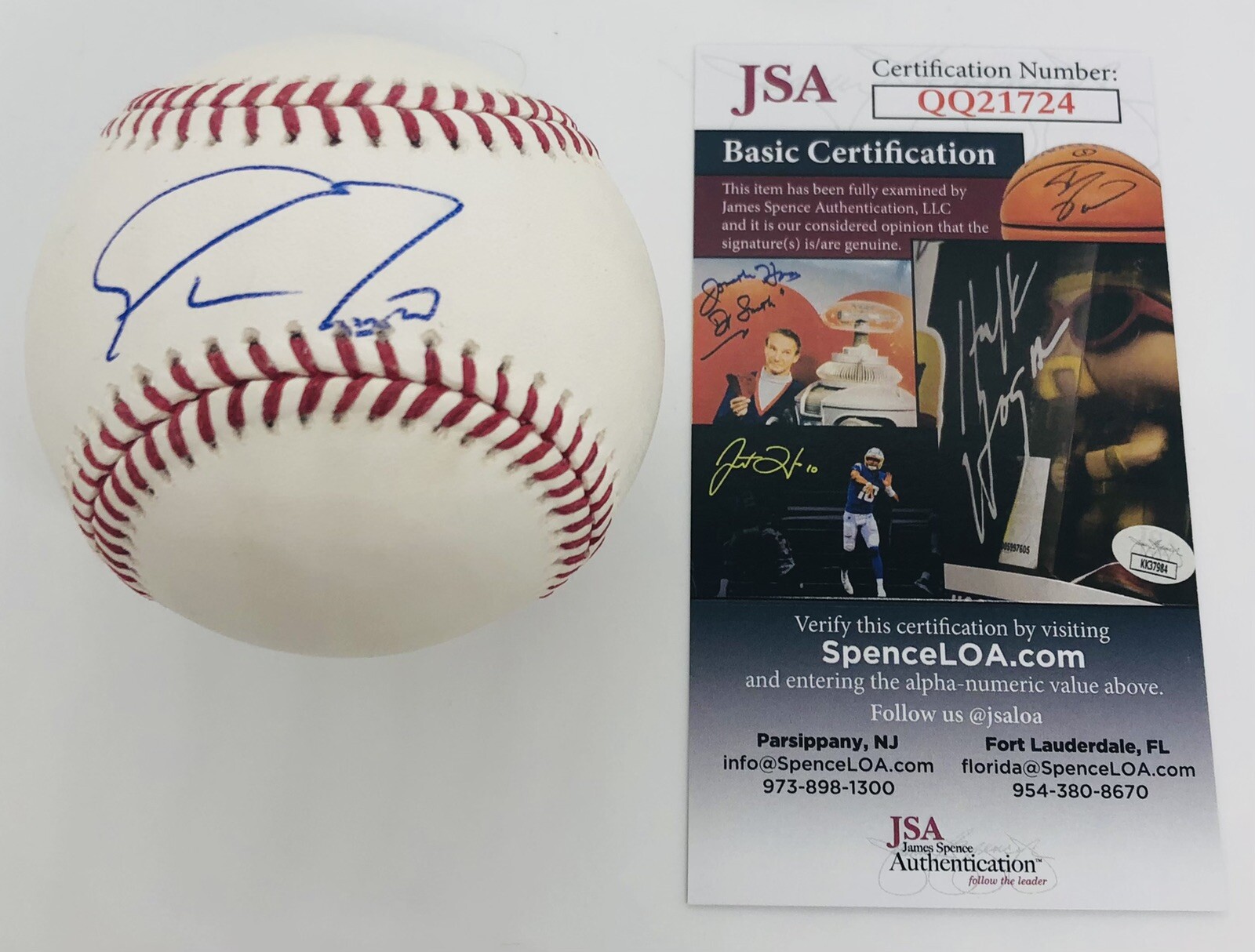 SPENCER TORKELSON SIGNED RAWLINGS MLB BASEBALL DETROIT TIGERS JSA COA