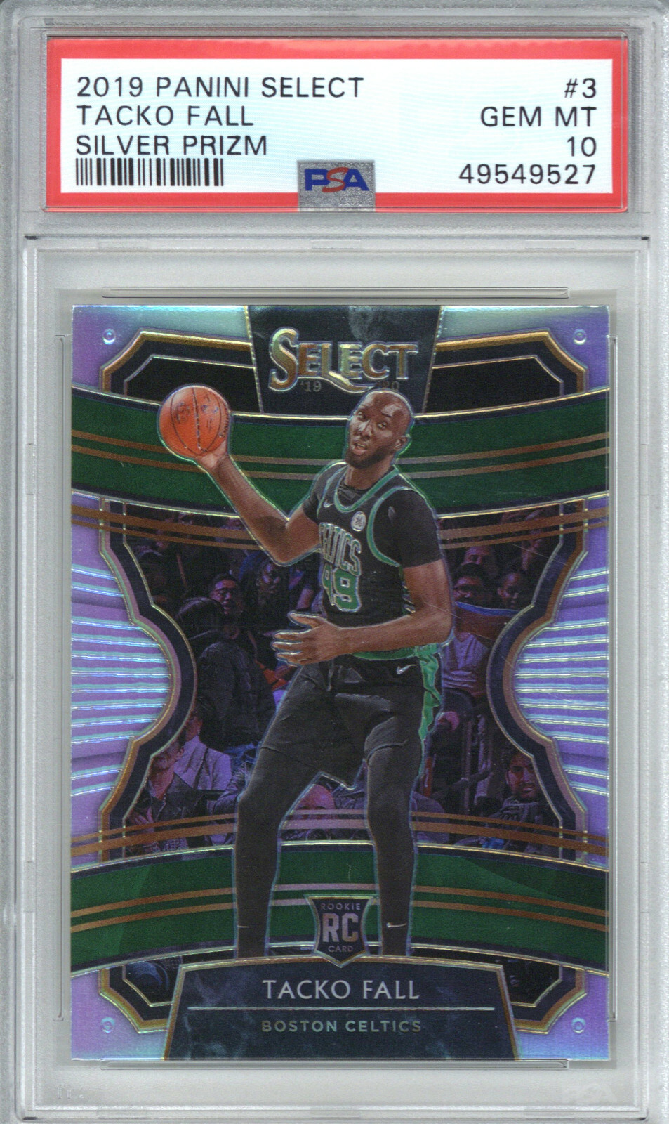 2019-20 Panini Select Tacko Fall RC Rookie Silver Prizm PSA 10