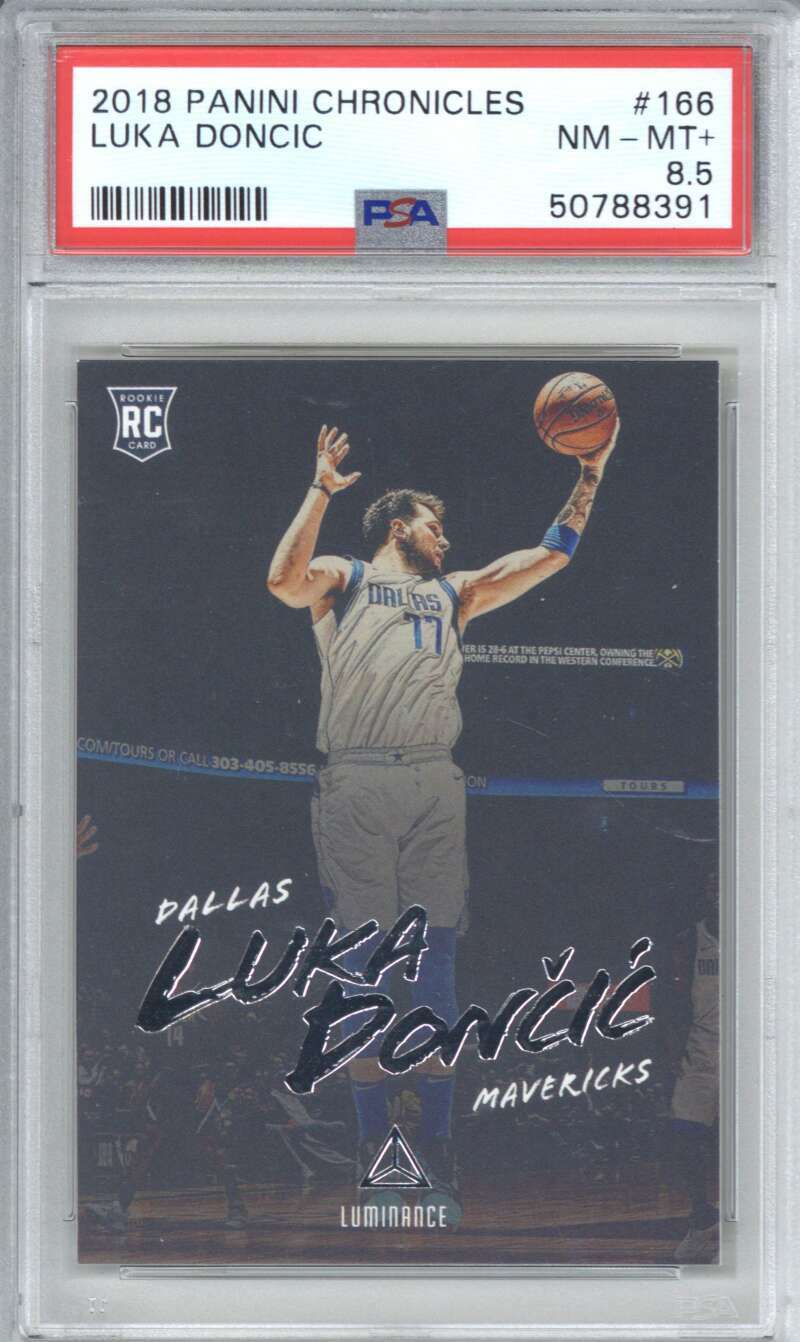 2018 Panini Chronicles 166 Luka Doncic PSA 8.5