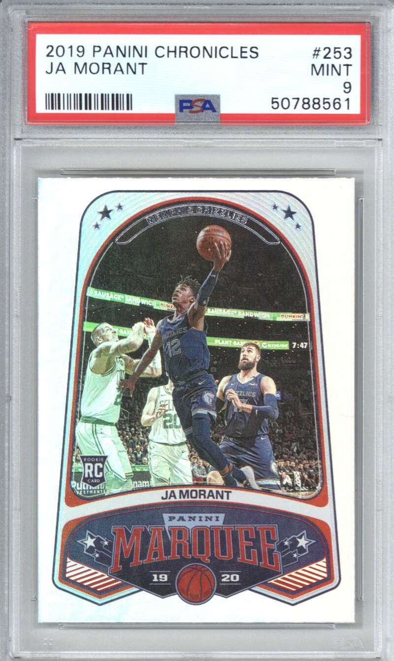 2019 Panini Chronicles 253 Ja Morant PSA 9