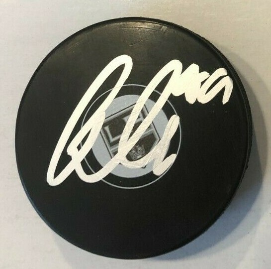 RASMUS KUPARI SIGNED LOS ANGELES KINGS HOCKEY PUCK W/ CASE COA