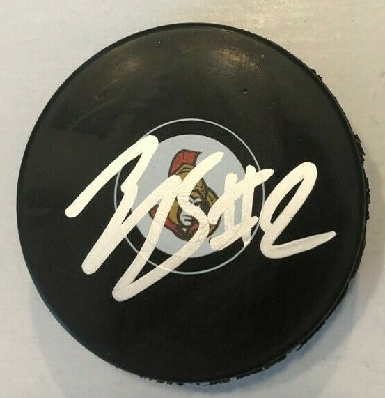 ARTEM ZUB SIGNED OTTAWA SENATORS HOCKEY PUCK W/ CASE COA