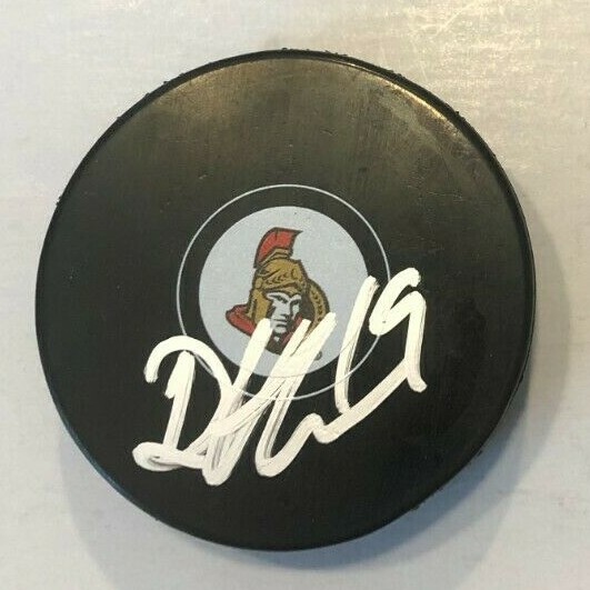 DRAKE BATHERSON SIGNED OTTAWA SENATORS HOCKEY PUCK W/ CASE COA