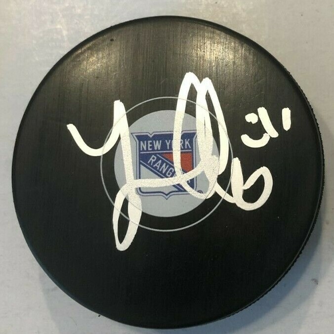 KAAPO KAKKO SIGNED NEW YORK RANGERS HOCKEY PUCK W/ CASE COA