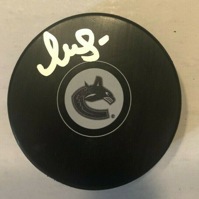 VASILY PODKOLZIN SIGNED VANCOUVER CANUCKS HOCKEY PUCK W/ CASE COA