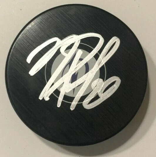 NICK PAUL SIGNED TAMPA BAY LIGHTNING HOCKEY PUCK W/ CASE COA