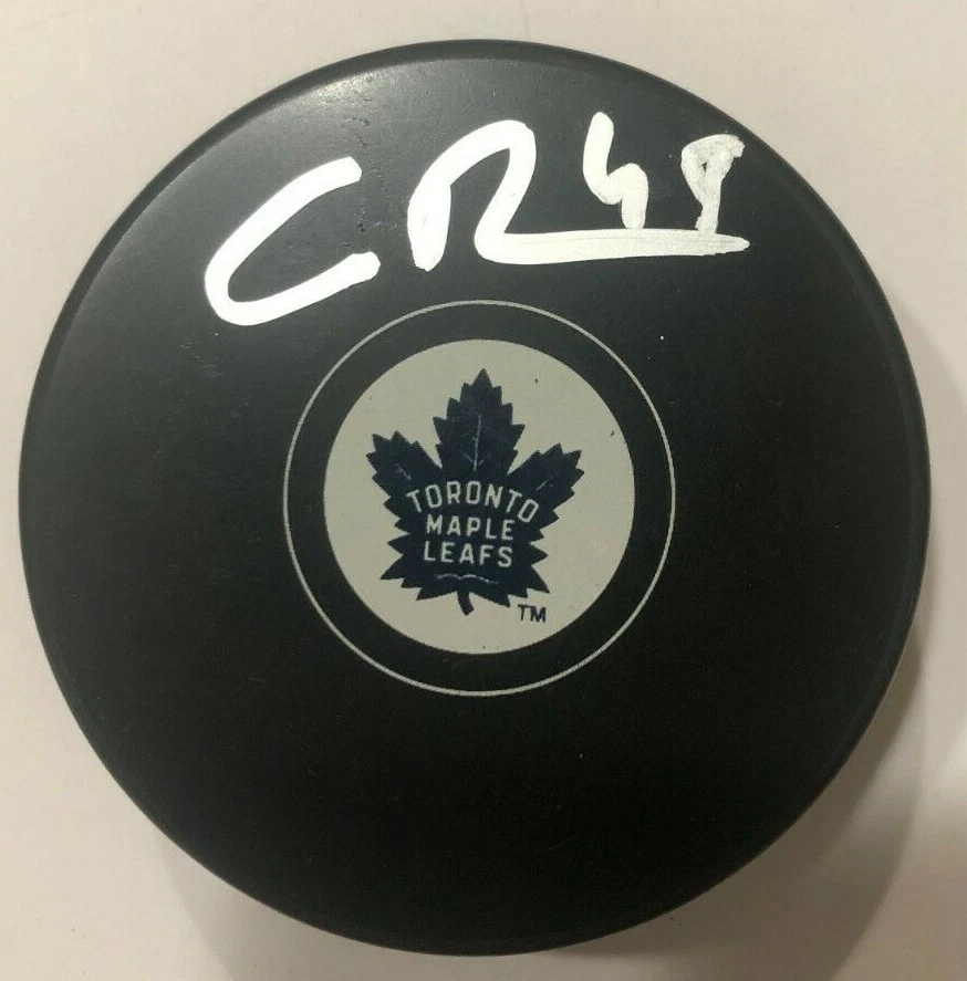 CARL DAHLSTROM SIGNED TORONTO MAPLE LEAFS HOCKEY PUCK W/ CASE COA