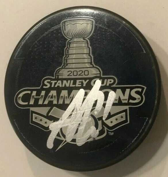 ANTHONY CIRELLI SIGNED TAMPA BAY LIGHTNING 2020 STANLEY CUP PUCK W/ CASE COA