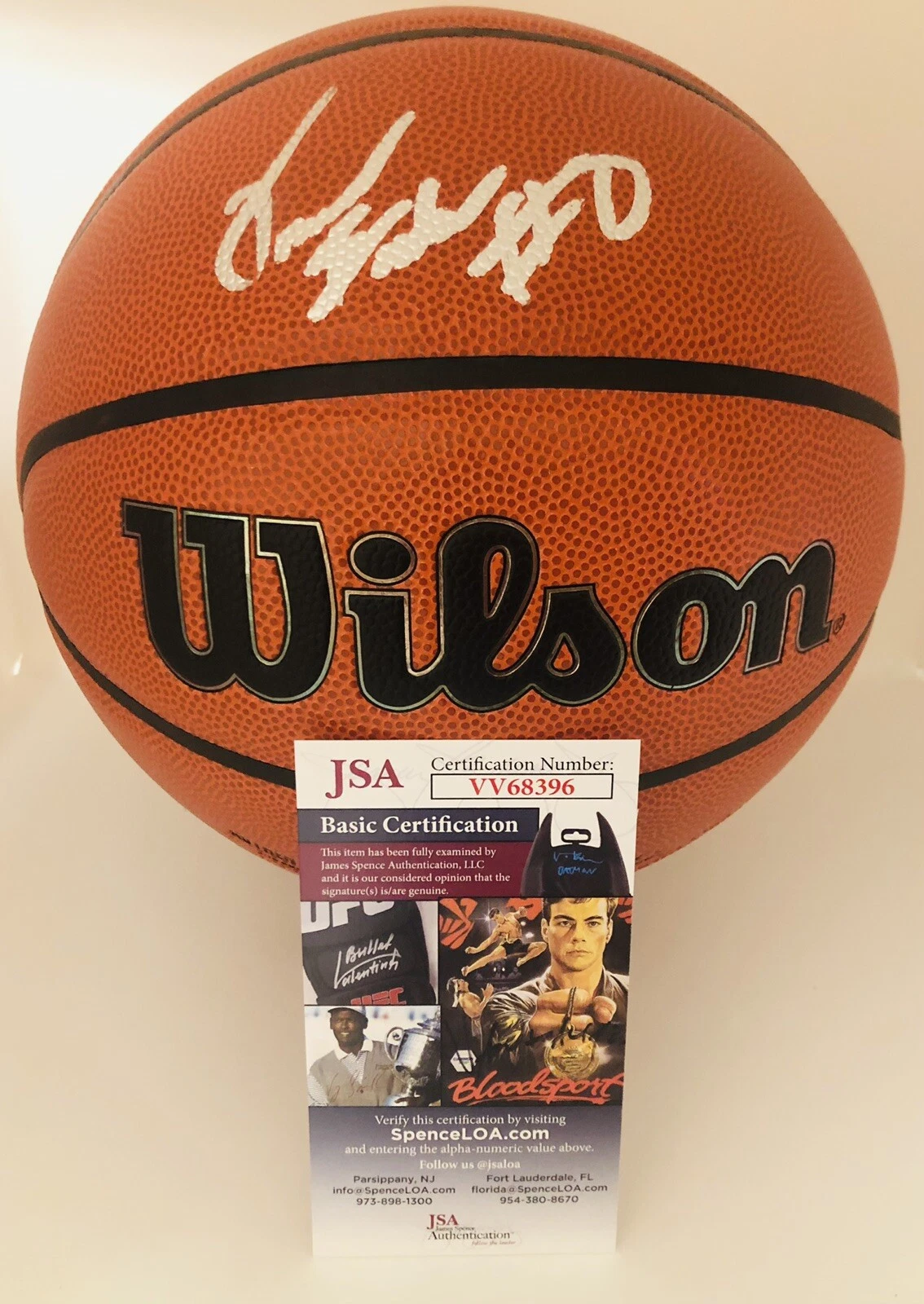 OMAHA BILIEW SIGNED WILSON NBA BASKETBALL WAKE FOREST DEMON DEACONS JSA COA