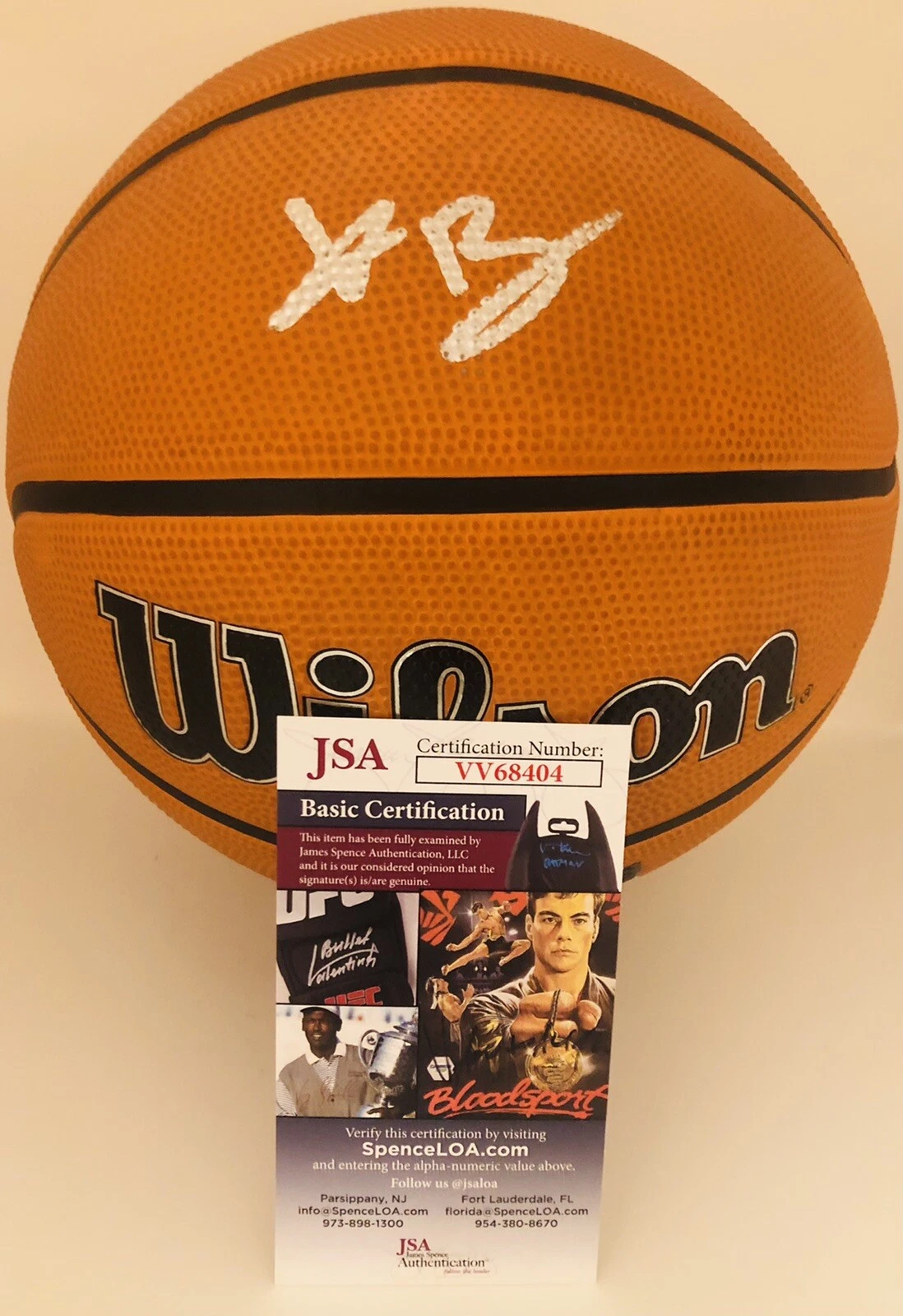 KYLAN BOSWELL SIGNED WILSON NBA BASKETBALL ILLINOIS FIGHTING ILLINI JSA COA