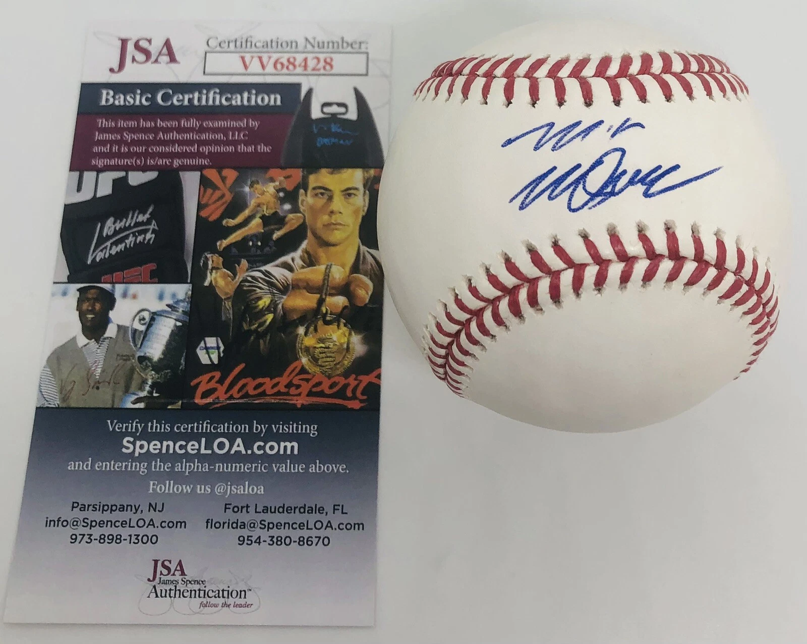 MICHAEL MCGREEVY SIGNED RAWLINGS MLB BASEBALL ST LOUIS CARDINALS JSA COA