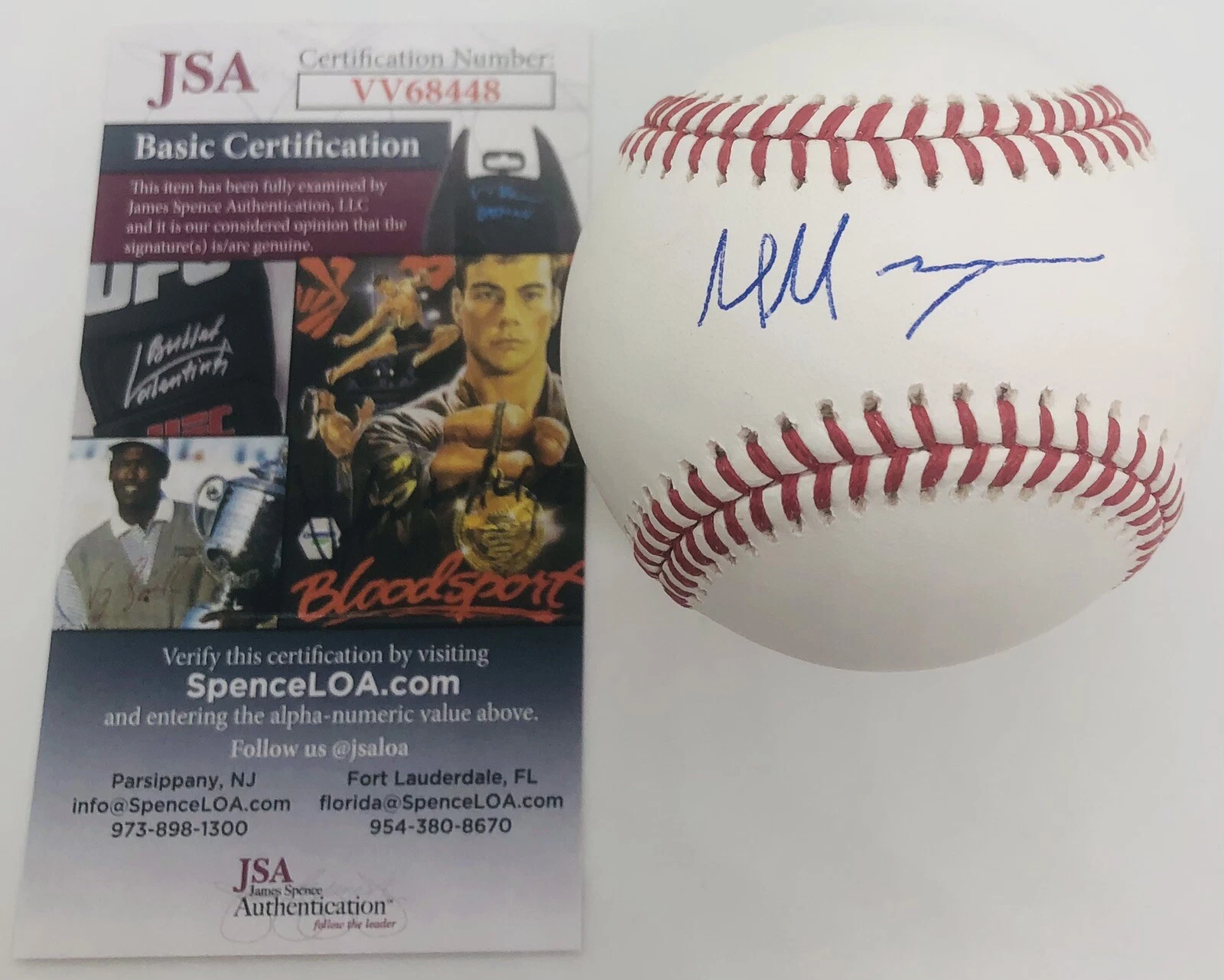 MARCELO MAYER SIGNED RAWLINGS MLB BASEBALL BOSTON RED SOX JSA COA