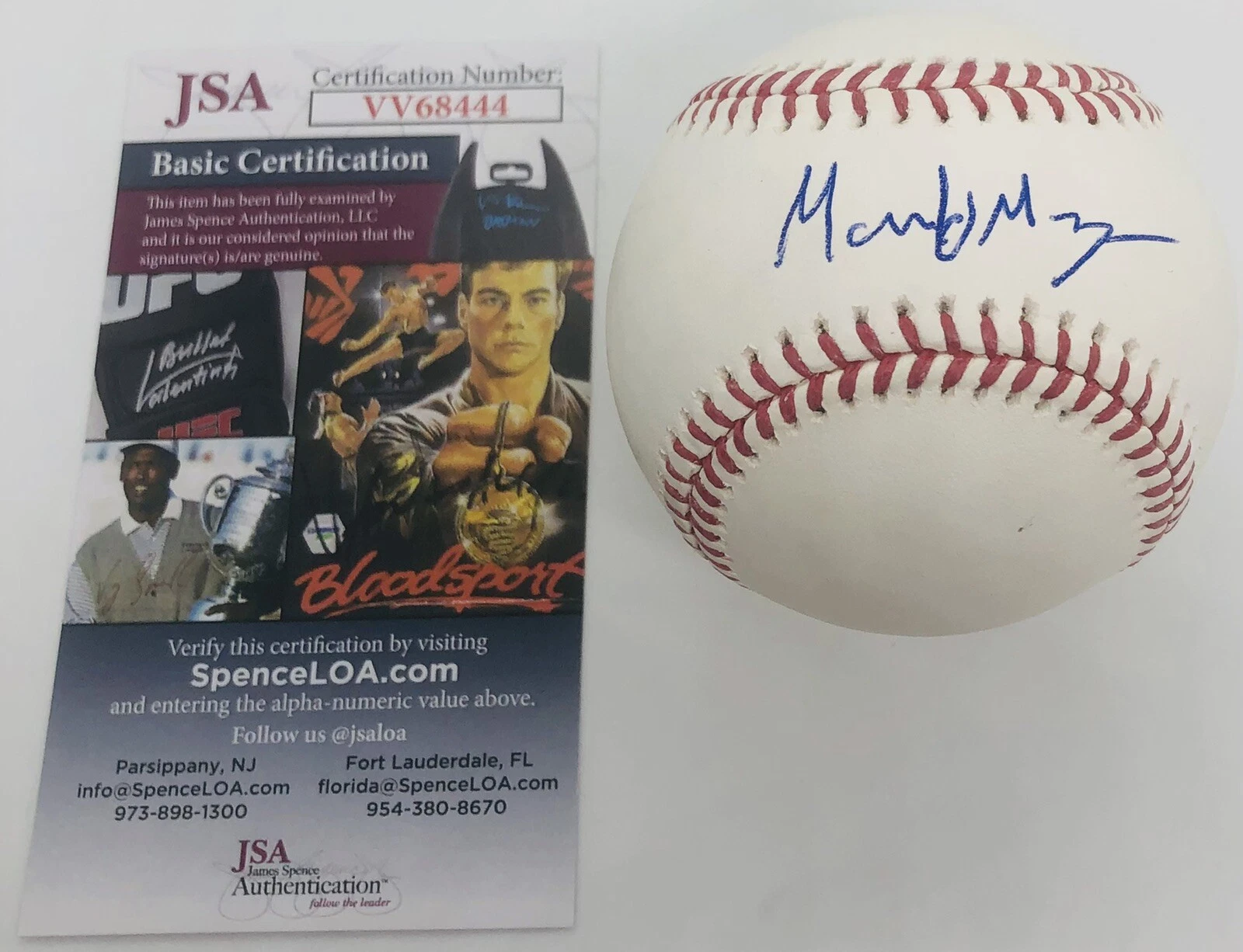 MARCELO MAYER SIGNED RAWLINGS MLB BASEBALL BOSTON RED SOX JSA COA