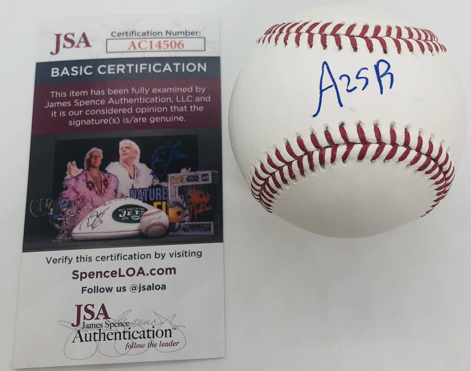 ALEX RAMIREZ SIGNED RAWLINGS MLB BASEBALL NEW YORK METS ALEXANDER JSA COA