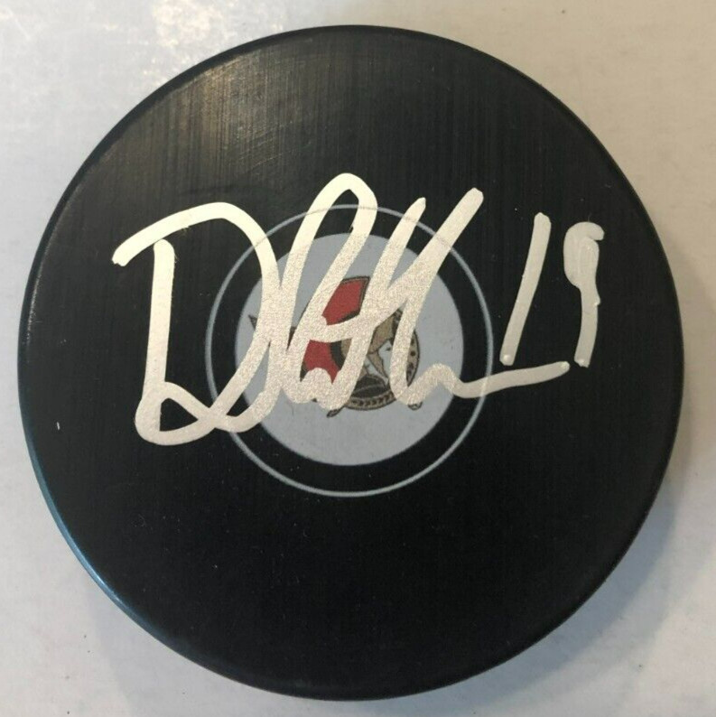DRAKE BATHERSON SIGNED AUTOGRAPHED OTTAWA SENATORS HOCKEY PUCK W/ CASE COA
