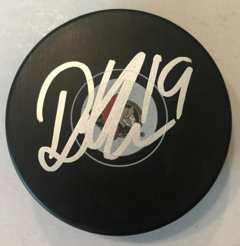 DRAKE BATHERSON SIGNED AUTOGRAPHED OTTAWA SENATORS HOCKEY PUCK W/ CASE COA