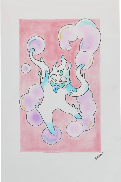 2021 Topps x MetaZoo Series 0 The Spookster #67 Brunes Original Art