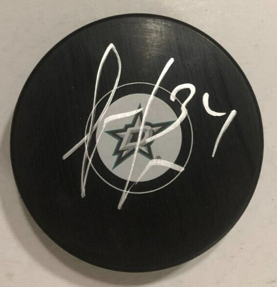 DENIS GURIANOV SIGNED AUTOGRAPHED DALLAS STARS HOCKEY PUCK W/ CASE COA