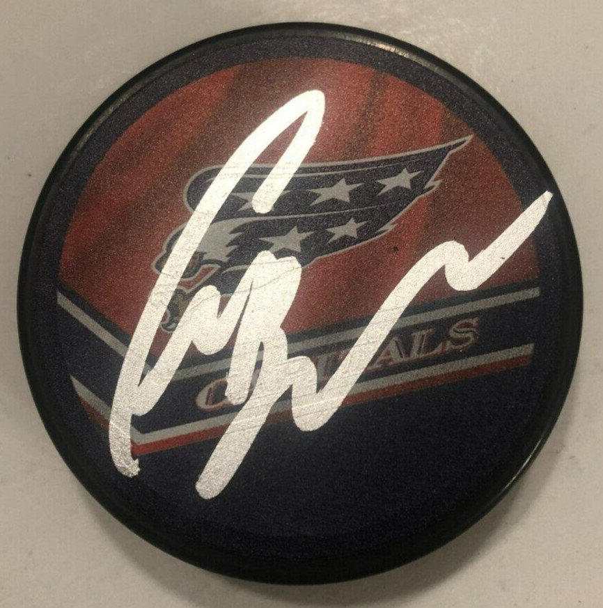 CRAIG BERUBE SIGNED AUTOGRAPHED WASHINGTON CAPITALS HOCKEY PUCK W/ CASE COA