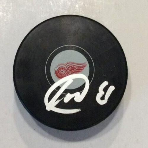 DOMINIK KUBALIK SIGNED DETROIT RED WINGS HOCKEY PUCK W/ CASE COA