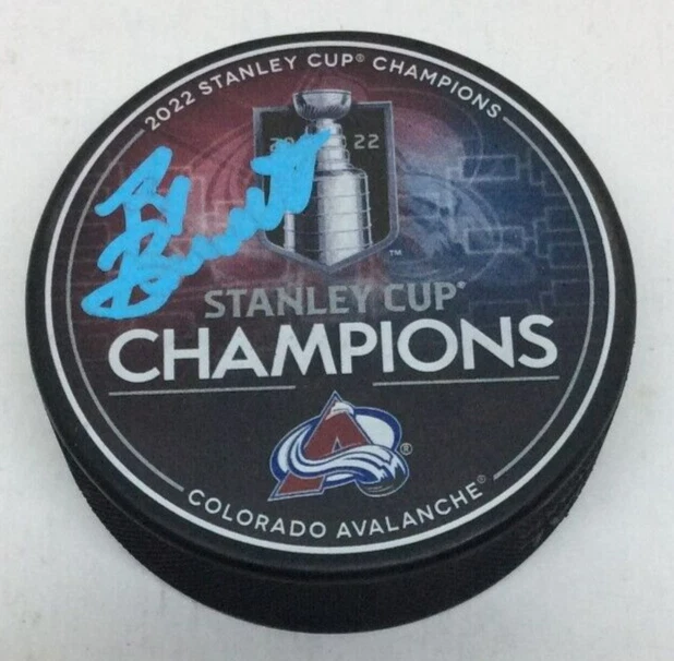 RAY BENNETT SIGNED COLORADO AVALANCHE 2022 STANLEY CUP HOCKEY PUCK W/ CASE COA