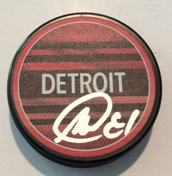 DOMINIK KUBALIK SIGNED DETROIT RED WINGS HOCKEY PUCK W/ CASE COA