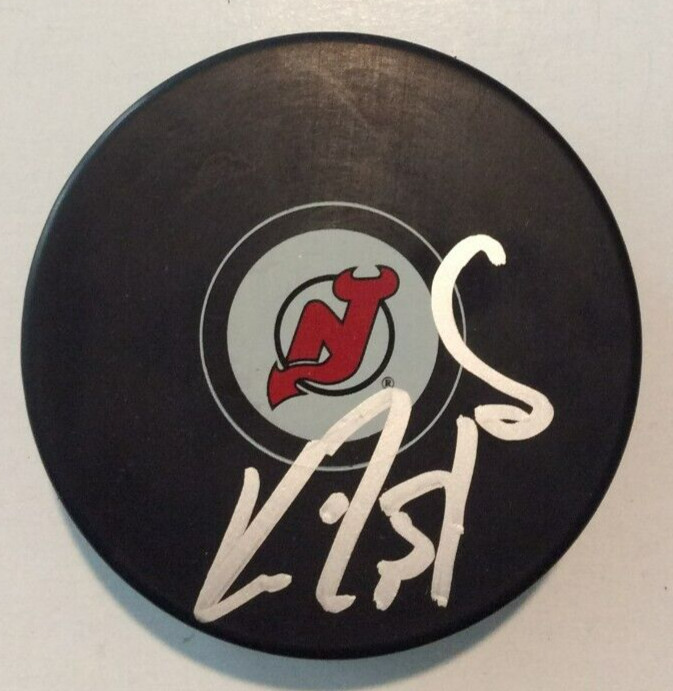 KEN DANEYKO SIGNED NEW JERSEY DEVILS HOCKEY PUCK W/ CASE COA