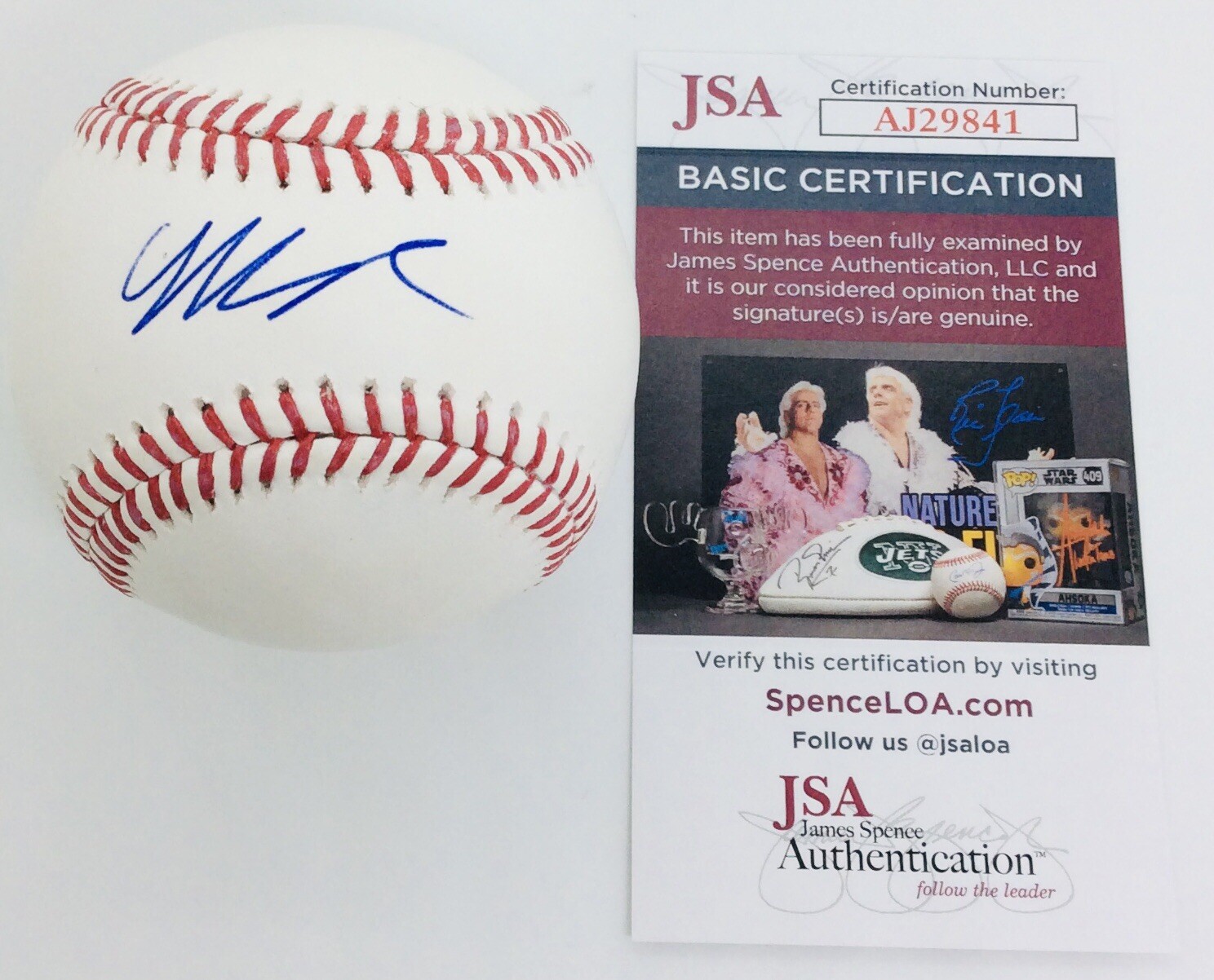 MIKEY ROMERO SIGNED RAWLINGS OFFICIAL MLB BASEBALL BOSTON RED SOX JSA COA