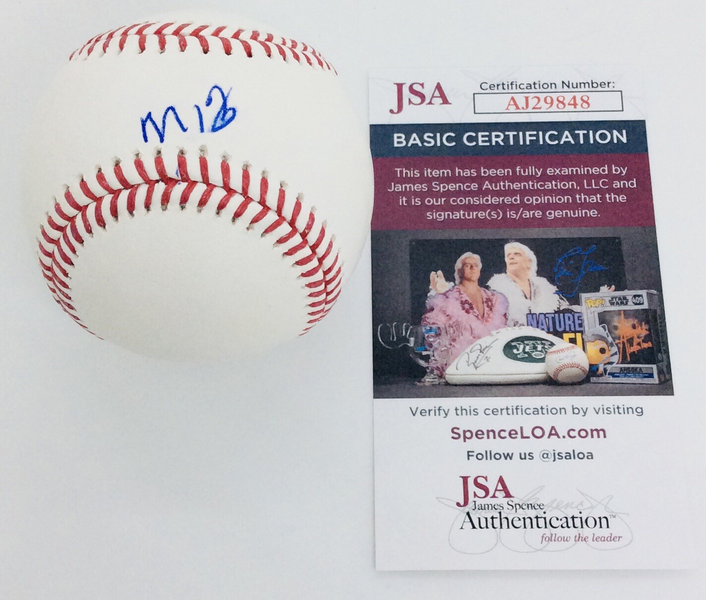 MIGUEL BLEIS SIGNED RAWLINGS OFFICIAL MLB BASEBALL BOSTON RED SOX JSA COA